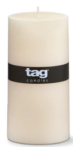 3x6 Pillar Candle Ivory