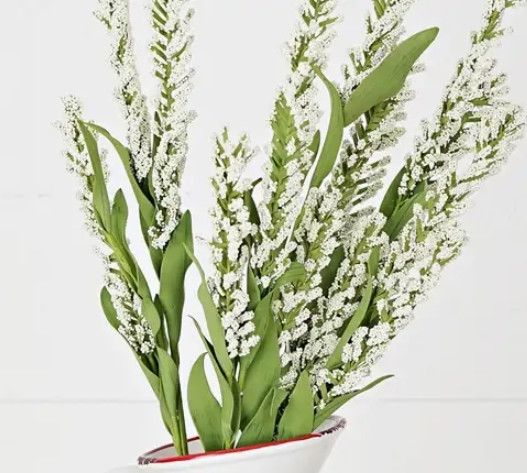 23" Snow Heather Spray