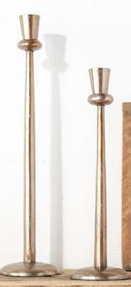 Antique Brass Candle Holder, 2 sizes