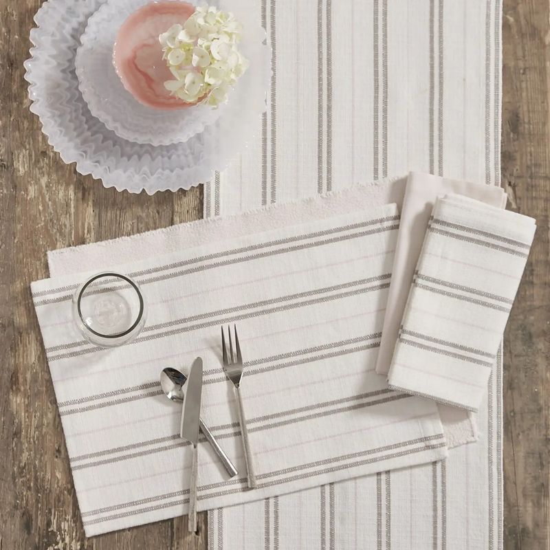 Railroad Stripe Dinner Napkin
