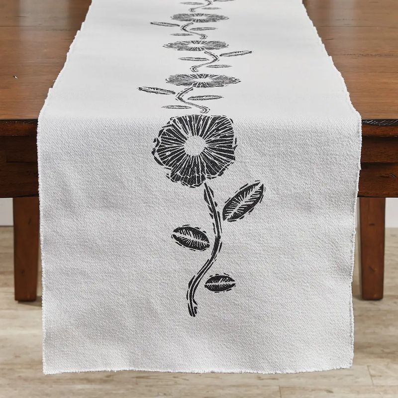 72" Urban Flower Table Runner