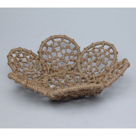 13" Jute Flower Basket