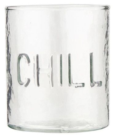 8oz. Chill Hammered Glass