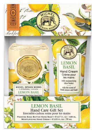 Lemon Basil Hand Care Gift Set