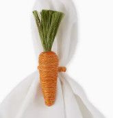 Jute and Raffia Carrot Napkin Ring