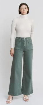Cilantro High Rise Wide Leg Jean