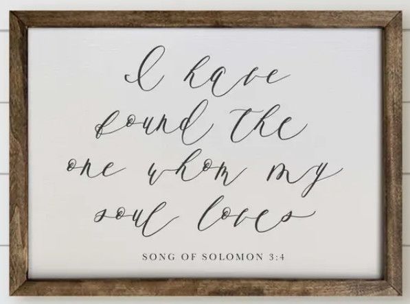 12x16 I Have Found The One Sign, Espresso Frame
