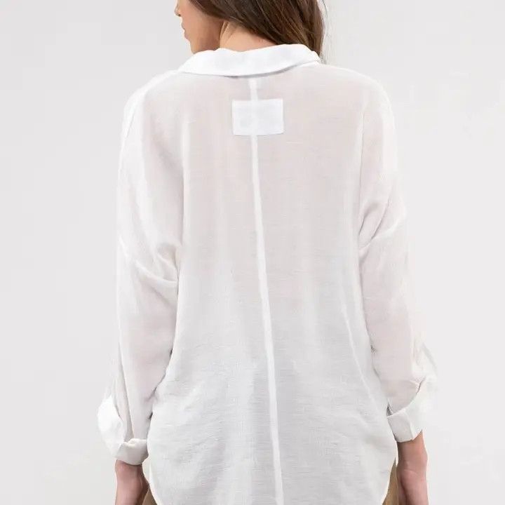 White Long Sleeve Blouse