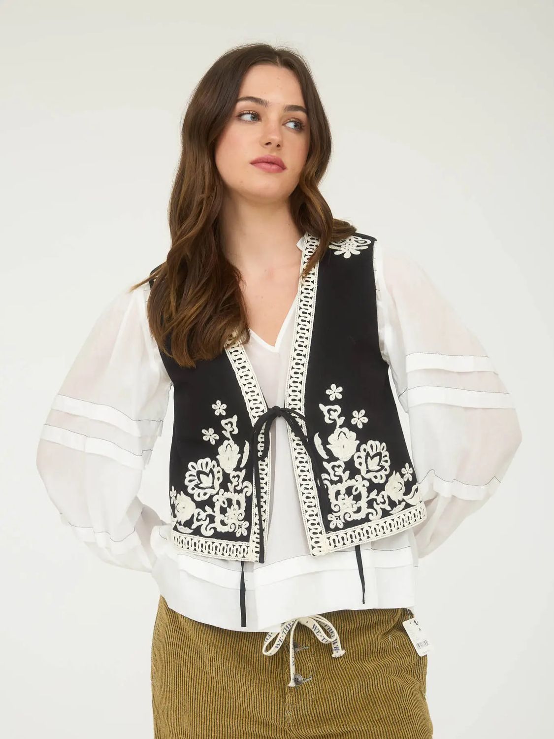 Embroidered Vest