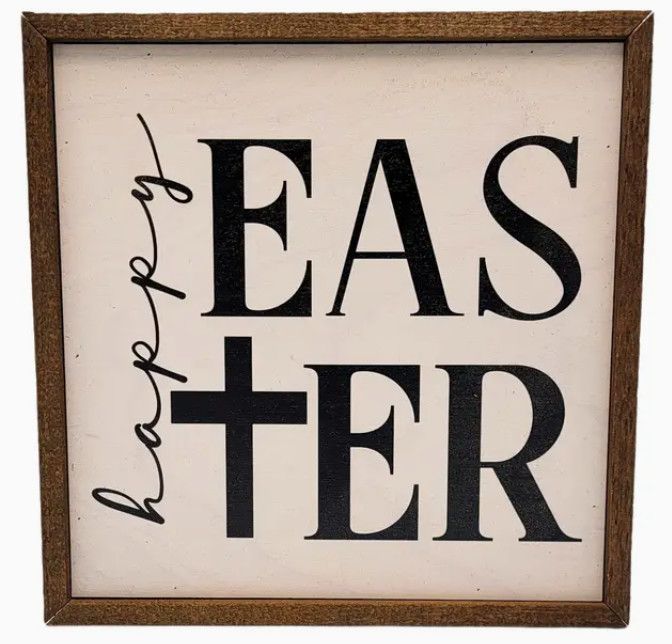 10x10 Happy Easter Sign