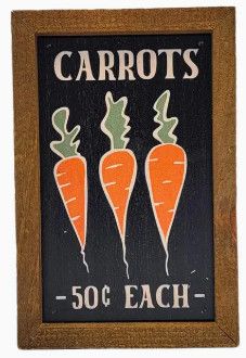 6x4 Carrots Sign