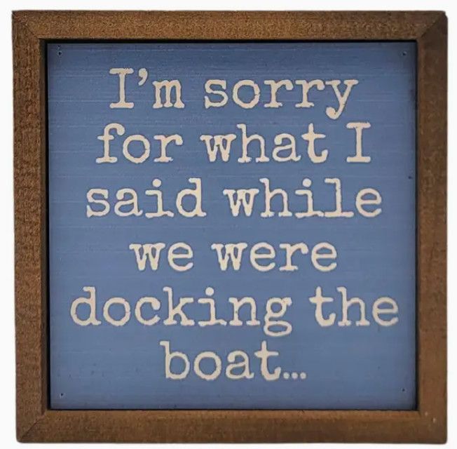 6x6 Docking Sign