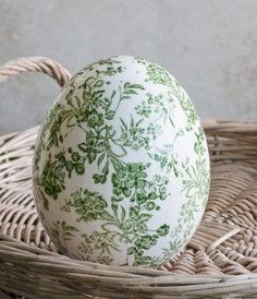 6.5" Green Heirloom Egg