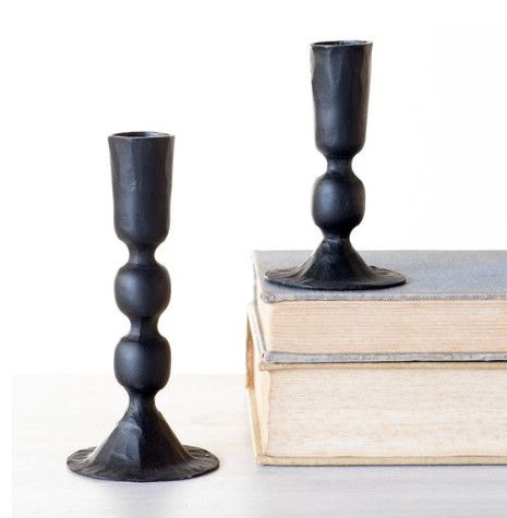 Black Ball SM Candle Holder 