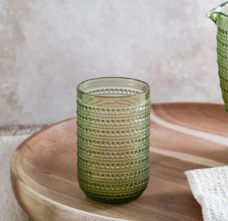 Green Dot Highball Glass
