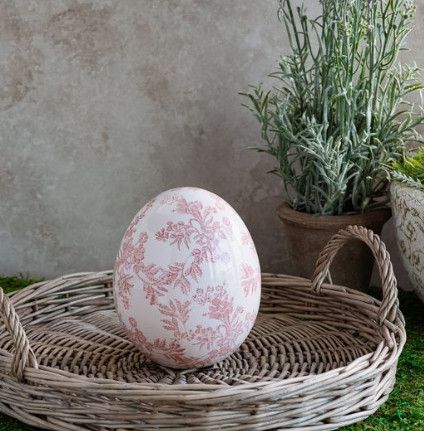 6.5" Red Heirloom Egg