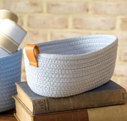 Small 10" Cloud Blue Basket