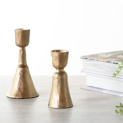 Gold Candle Holders (2 sizes)