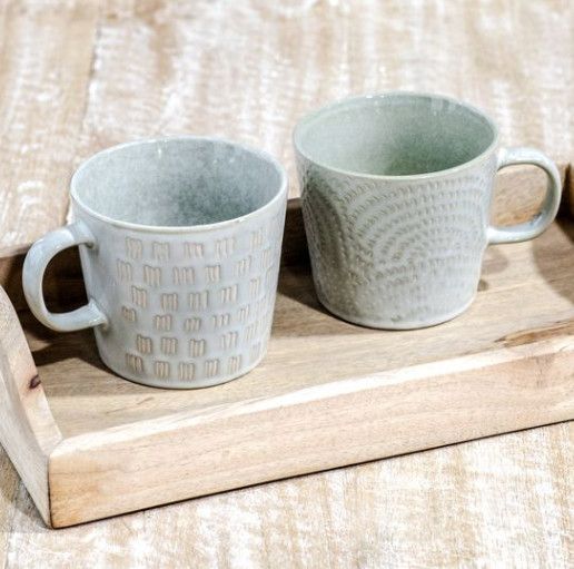 Light Blue Pattern Mug