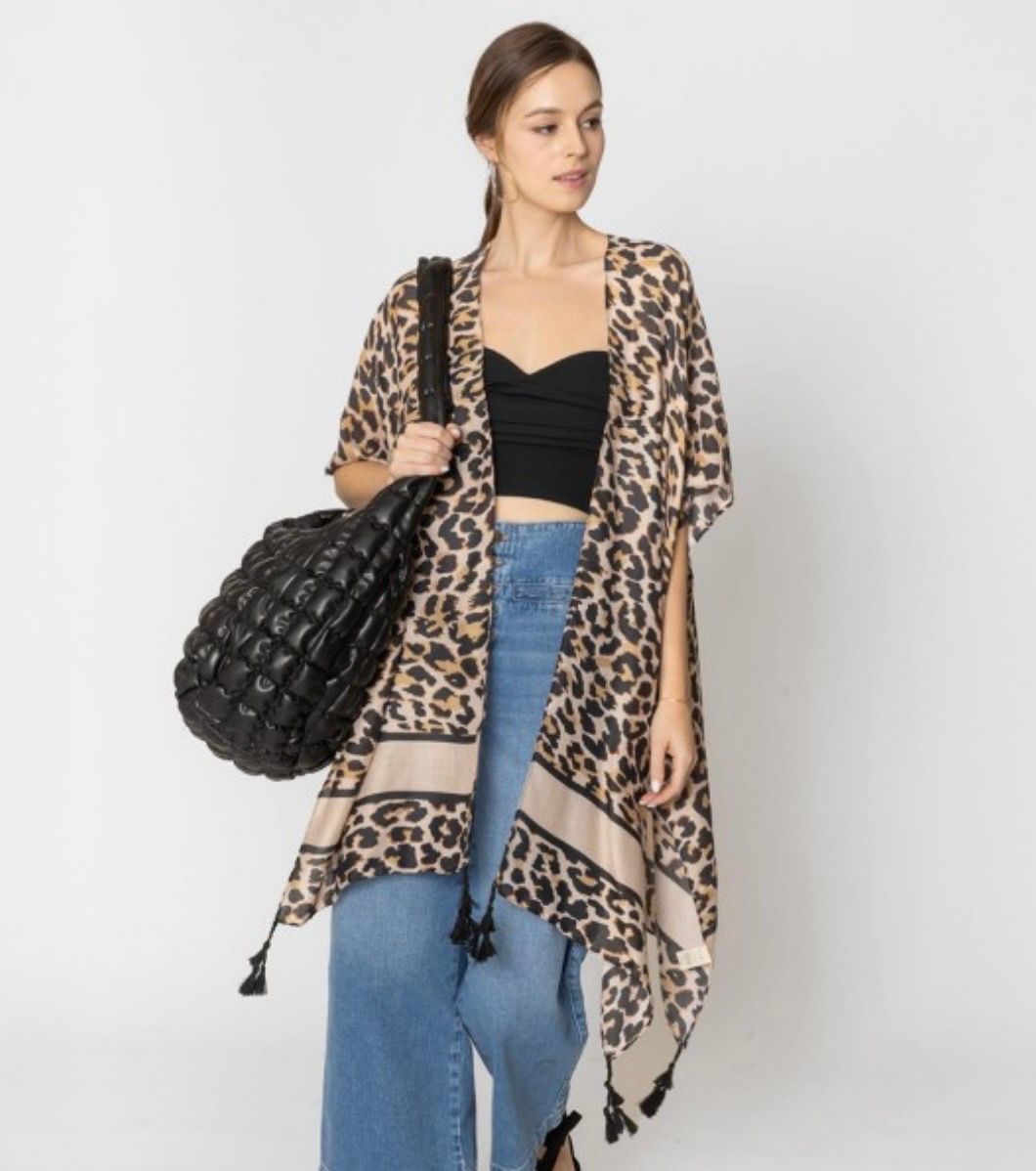Leopard Kimono (One Size)