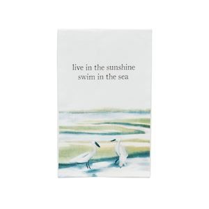 Live Sea Printed Towel