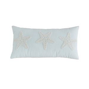11x22 Starfish Sea Beaded Lumbar Pillow