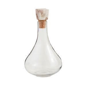 10" Marble Glass Decanter