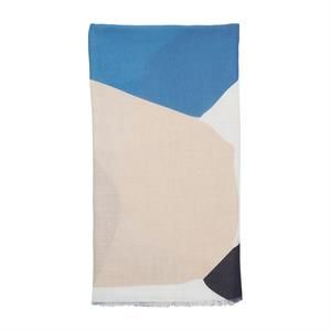 Geo Scarf Blue