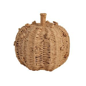 Woven Knot Pumpkin, Medium