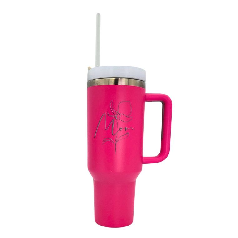 40 oz Mom Flower Tumbler