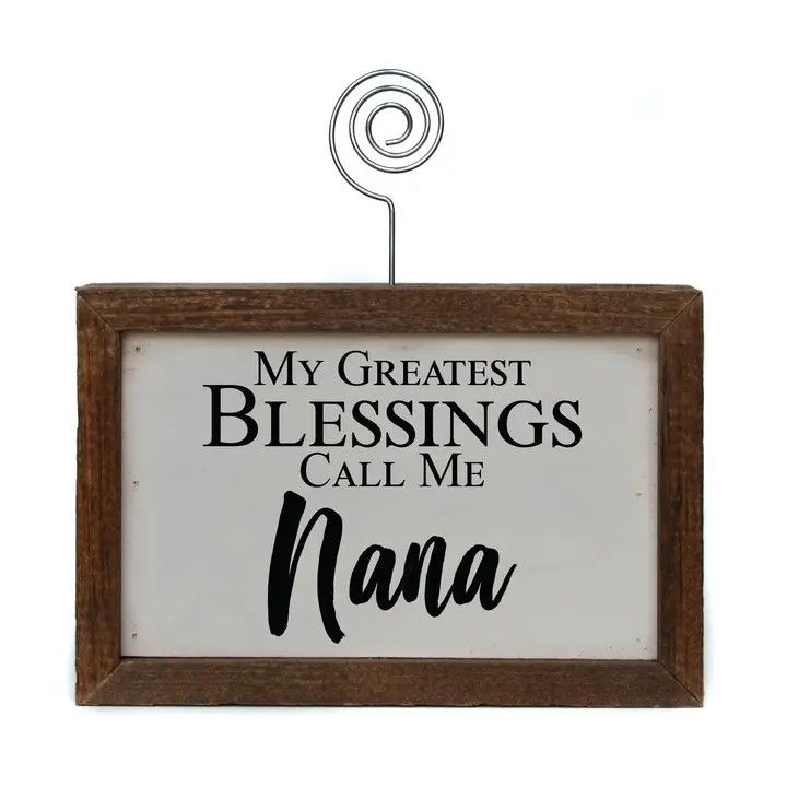 Greatest Blessings Nana Table Top Frame