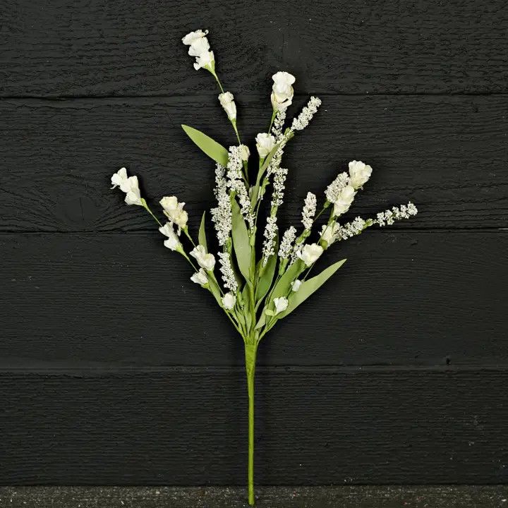 18" Wild Cluster Heather Bush