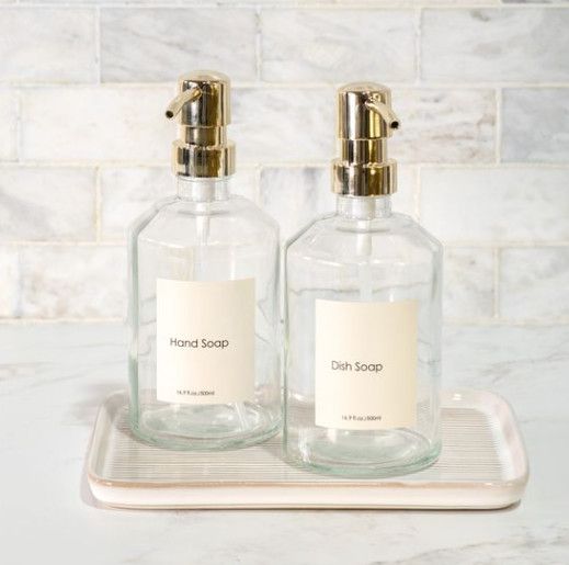 Clear Hands/Dishes Soap Pump