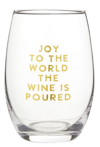 17oz. Joy To the World Wine Glass