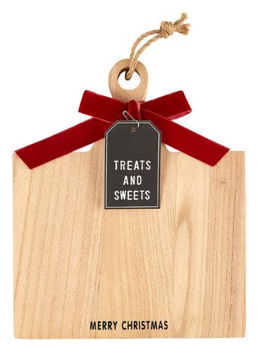 10" x 12" Merry Christmas Paulownia Wood Board
