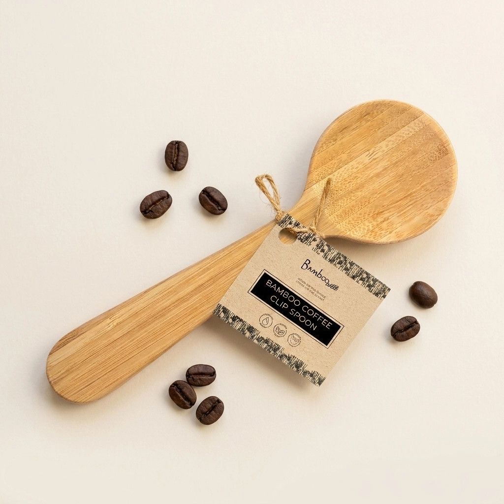 Bamboo Spoon &amp; Clip