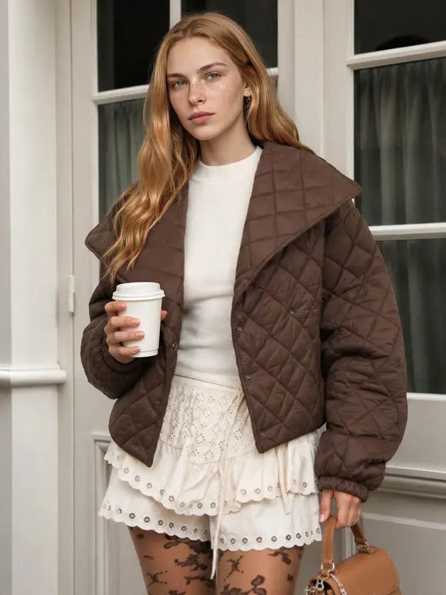 Mocha Quilted Jacket