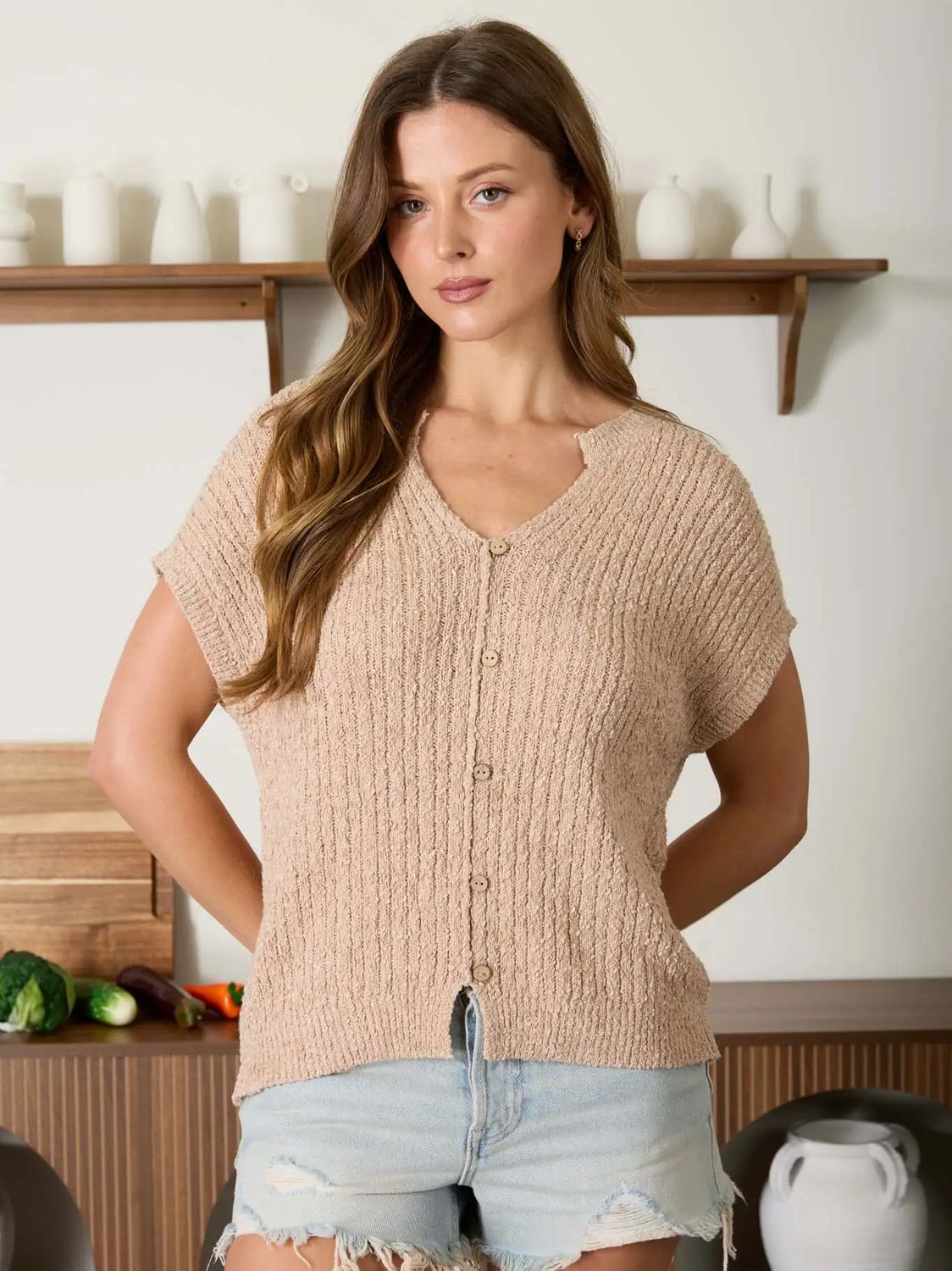 Cozy Button Down Sweater