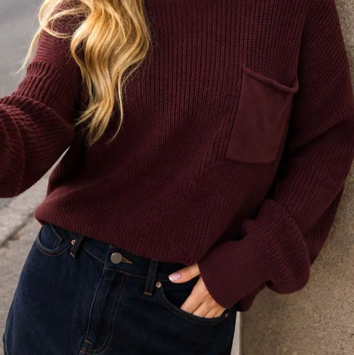 Raw Edge Sweater 