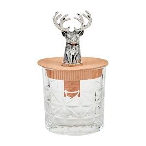 Antler Double Old Fashioned Glass with Stopper