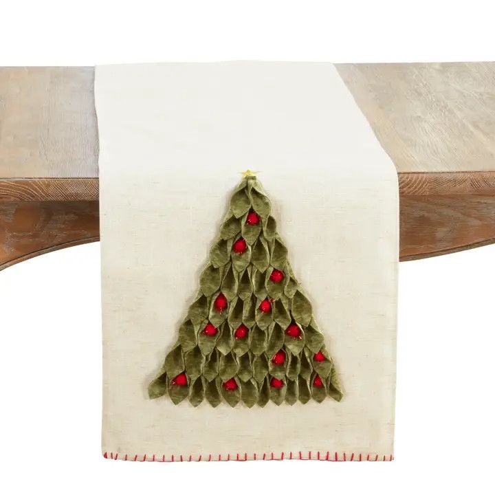72" Yuletide Tree Table Runner