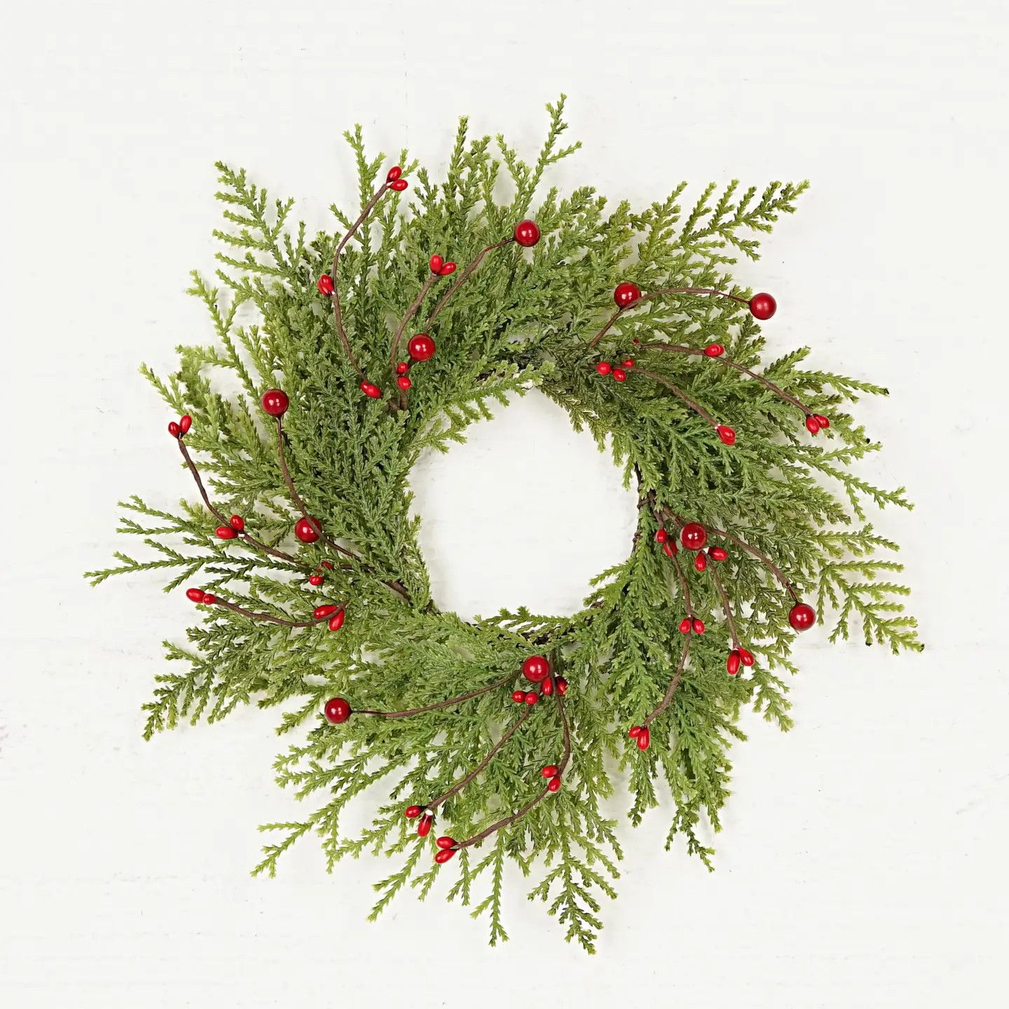 3.5" Ring-Evergreen Soft Touch Cedar W. Mix Red