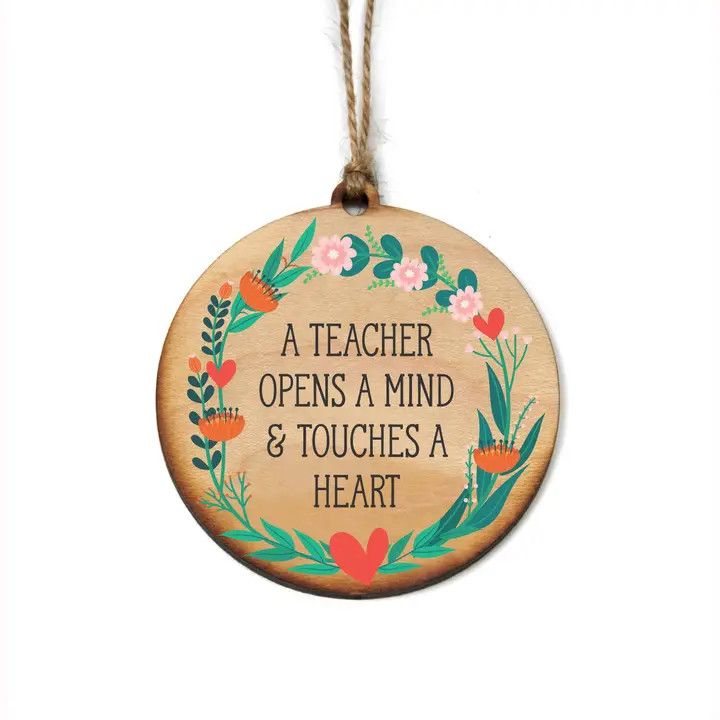 A Teacher Opens a Mind Ornament