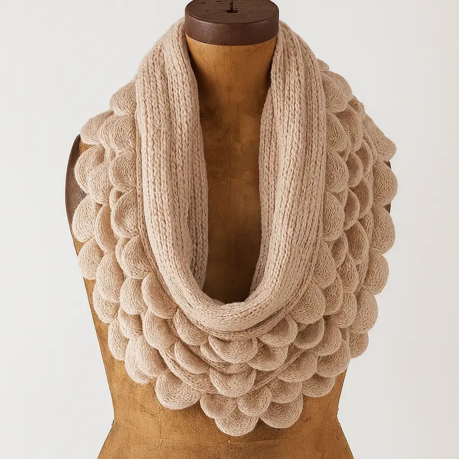 Oatmeal Oversized Infinity Scarf