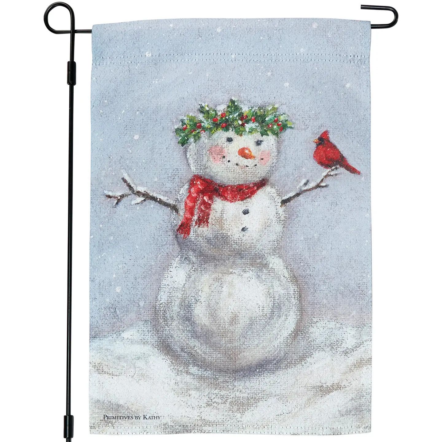 Snowman Garden Flag