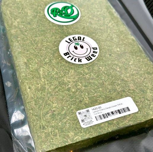 Legal THC Brick Weed Pounds