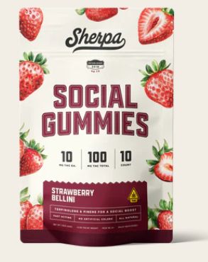 Sherpa Strawberry Bellini Gummies | 10mg D9