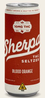 Sherpa Blood Orange Seltzer | 10mg D9
