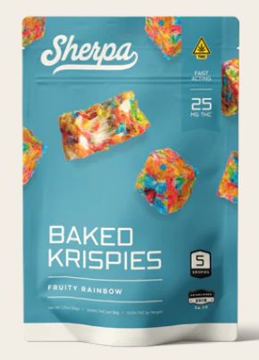 Sherpa Baked Krispies - Fruity Rainbow | 25mg D9