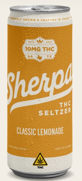 Sherpa Classic Lemonade Seltzer | 10mg D9